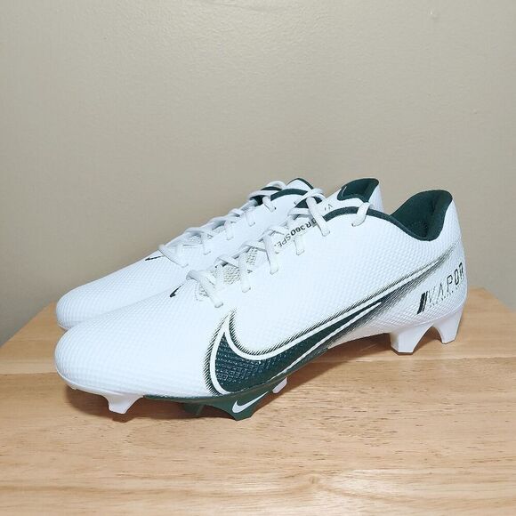 Nike Vapor Edge Speed 360 Football Cleats White Green CV6349-103 Men's Size 13.5 - Picture 3 of 7